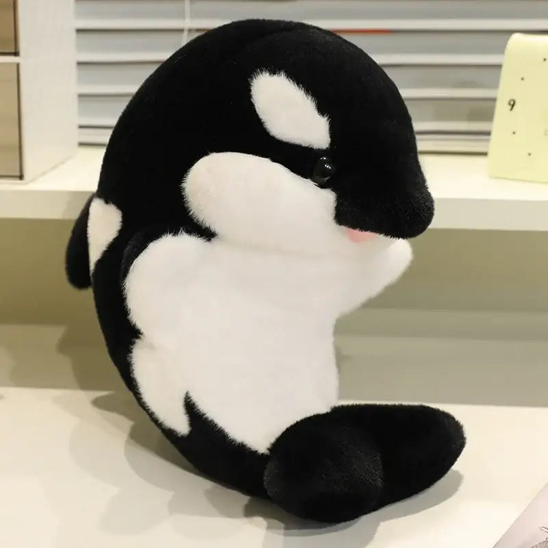 peluche baleine bébé - Noir
