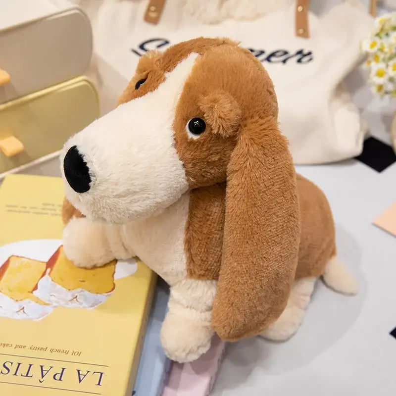 peluche basset hound