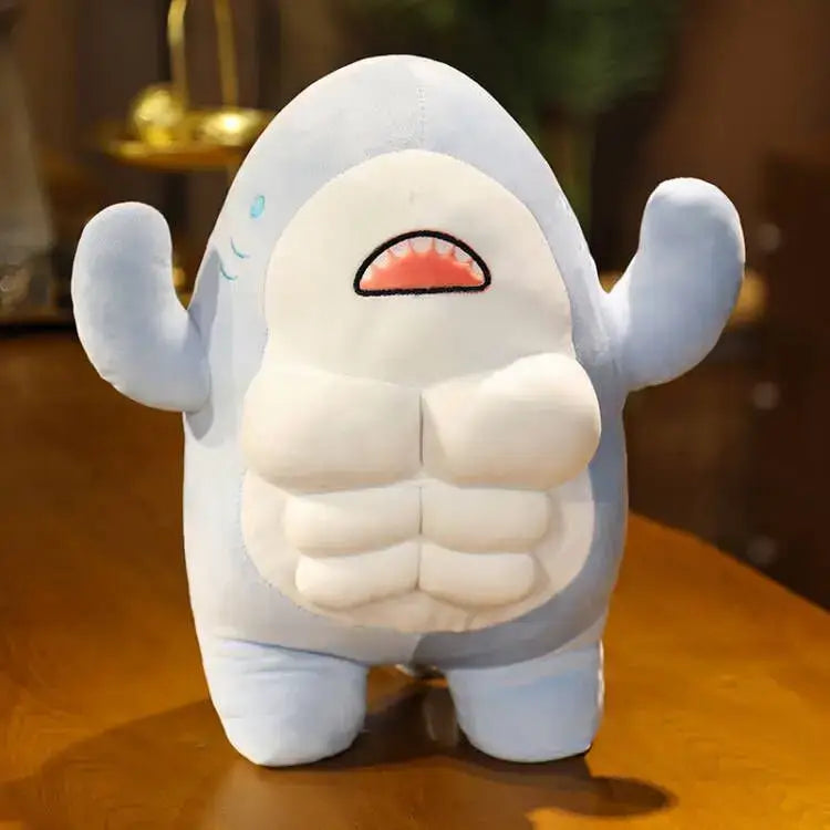 peluche bebe requin - Bleu