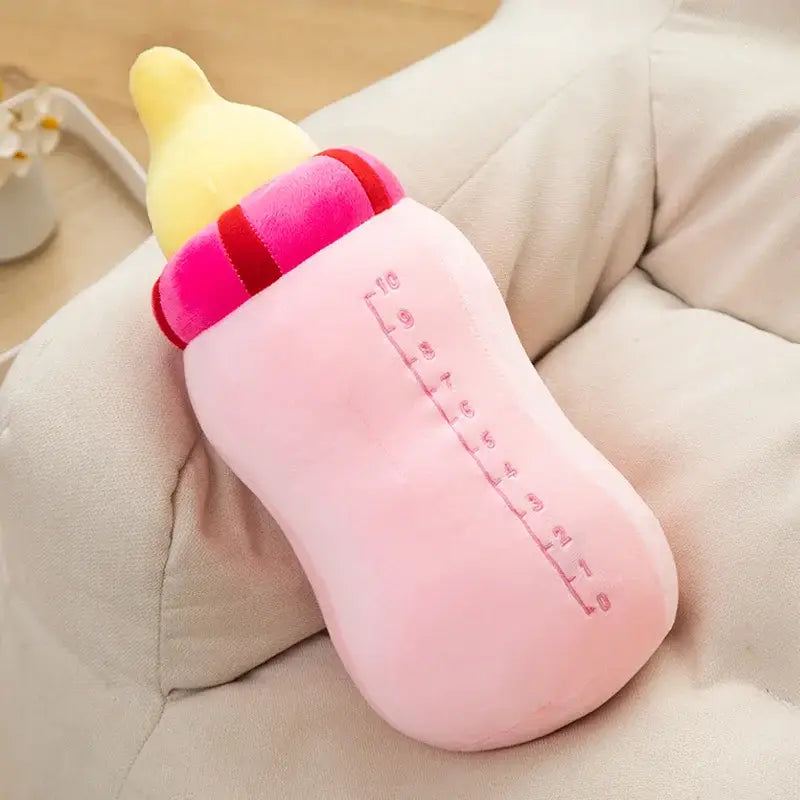 peluche biberon - Rose / 40cm
