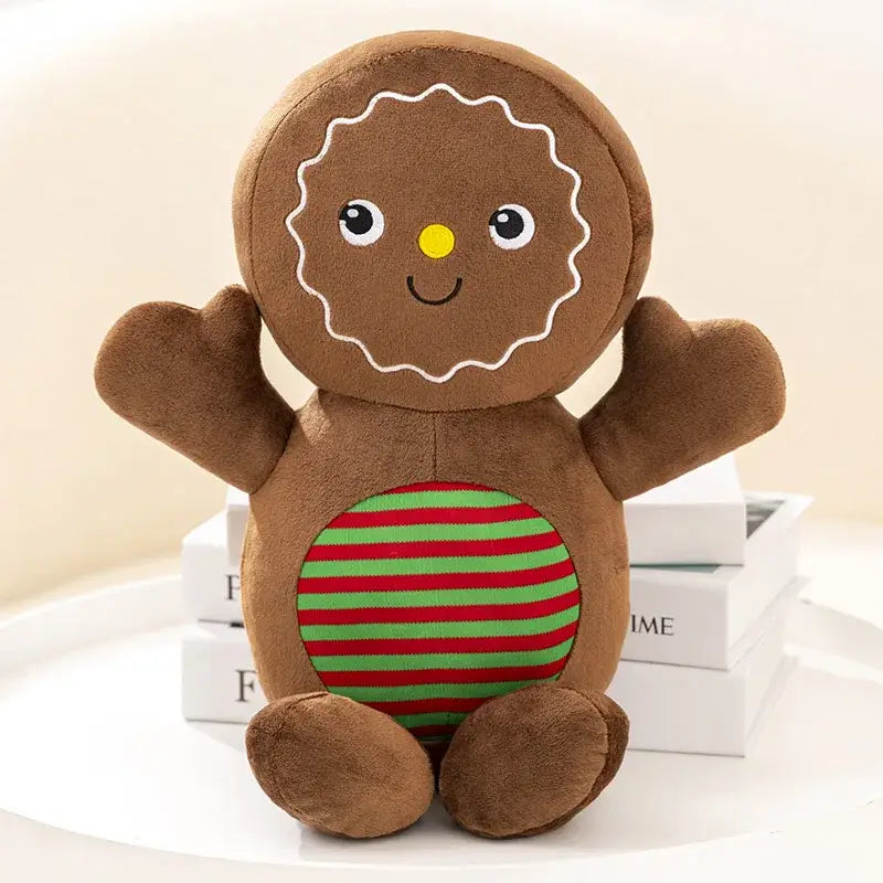 Peluche Bonhomme Pain d’Épice - Marron / 38cm - Peluche Bonhomme Pain d’Épice