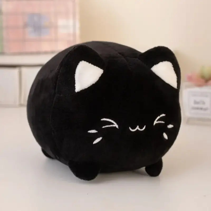 peluche boule chat - Noir