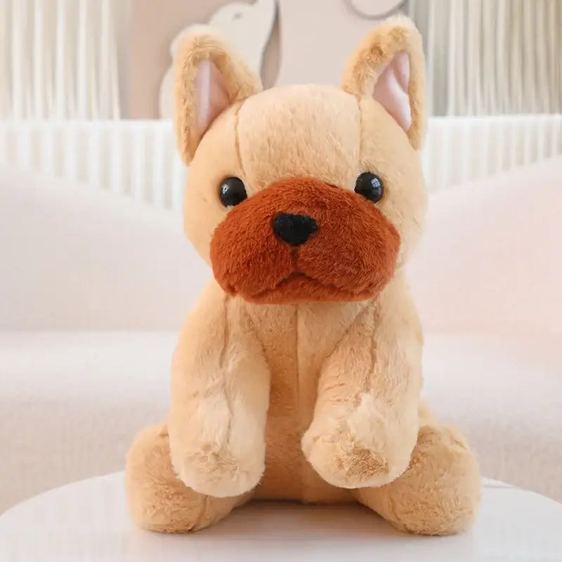 peluche bouledogue francais fauve