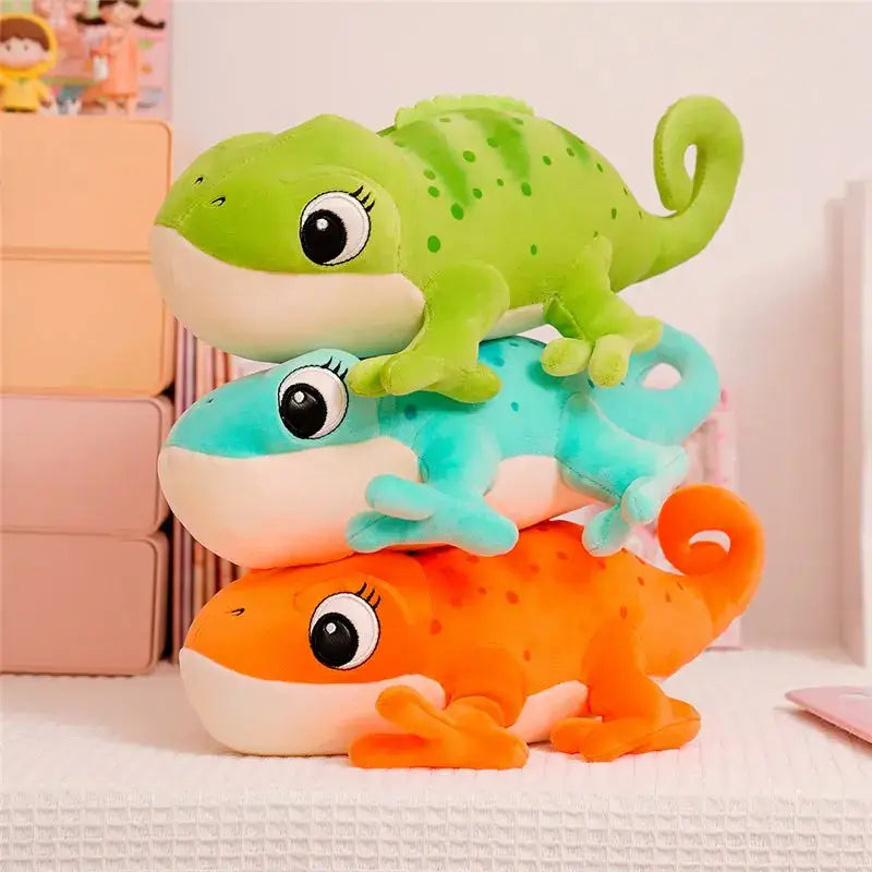 peluche caméléon