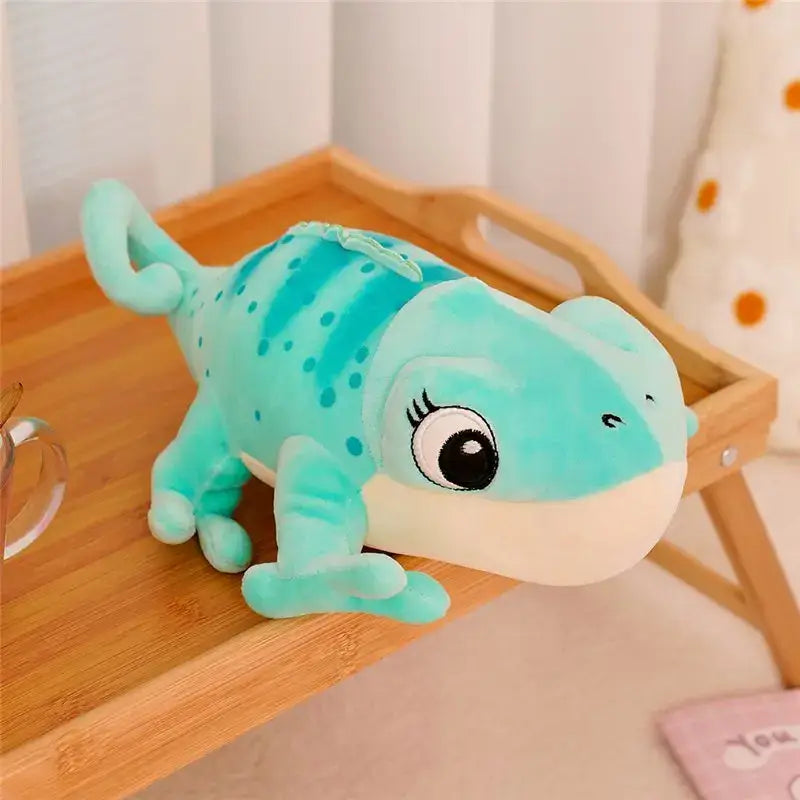 peluche caméléon - Bleu