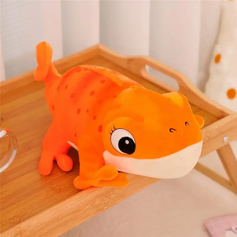 peluche caméléon - Orange