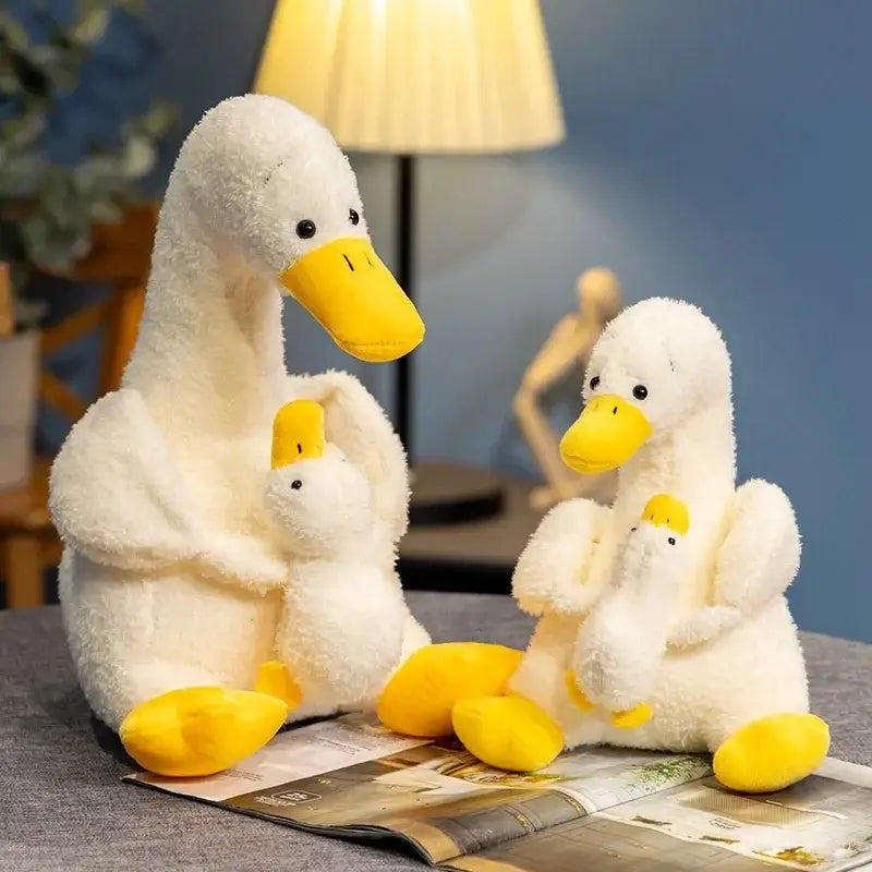 peluche canard brodé