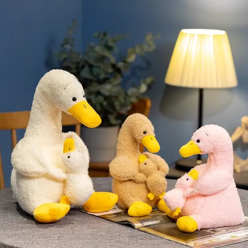 peluche canard brodé