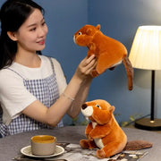 peluche castor canada