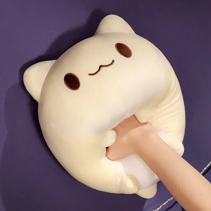peluche chat boule