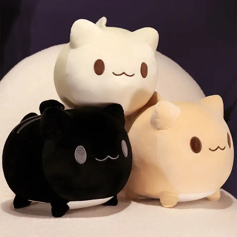 peluche chat boule