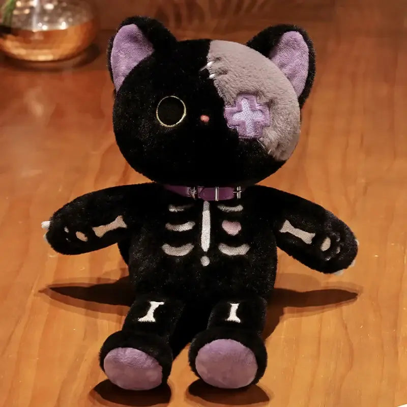 peluche chat halloween Noir