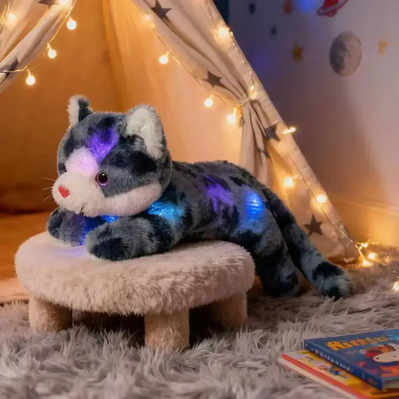 peluche chat interactive - Gris