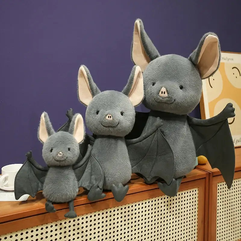 peluche chauve souris realiste