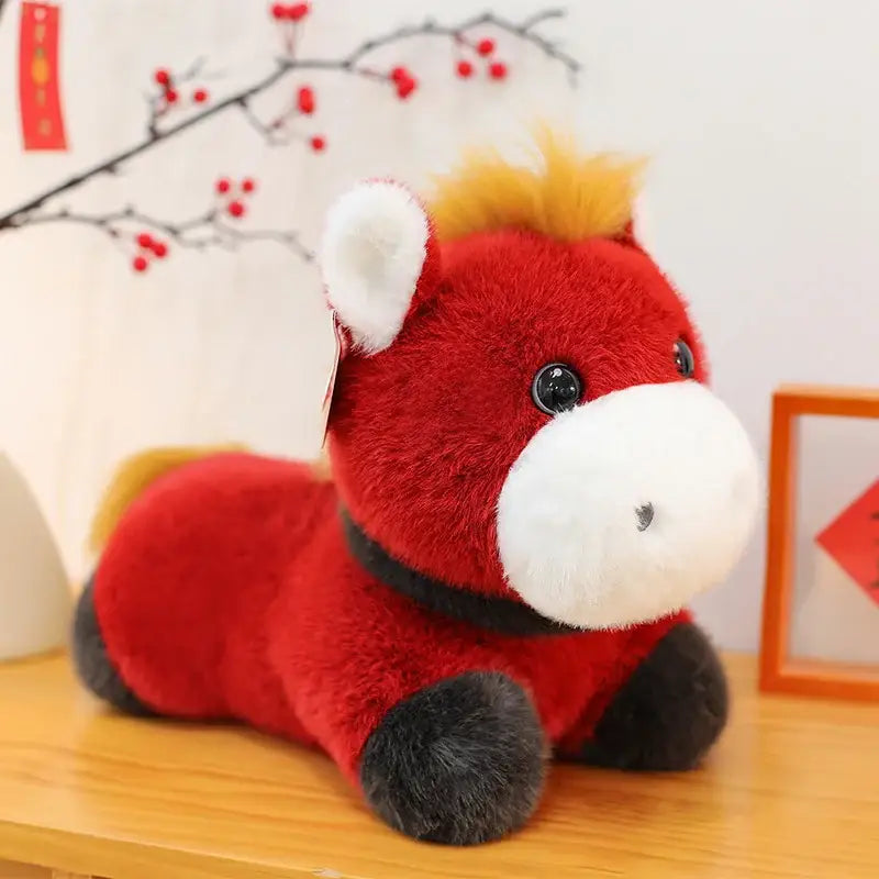 peluche cheval 40cm - 40cm