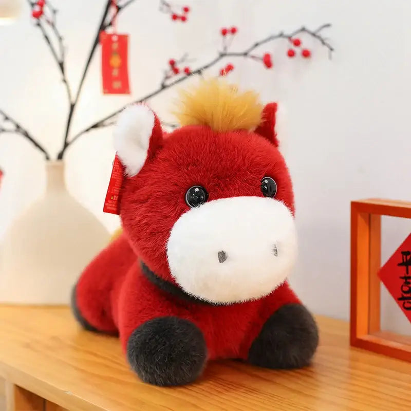 peluche cheval 40cm - 40cm