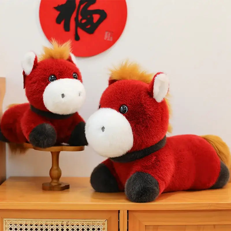 peluche cheval 40cm - 40cm