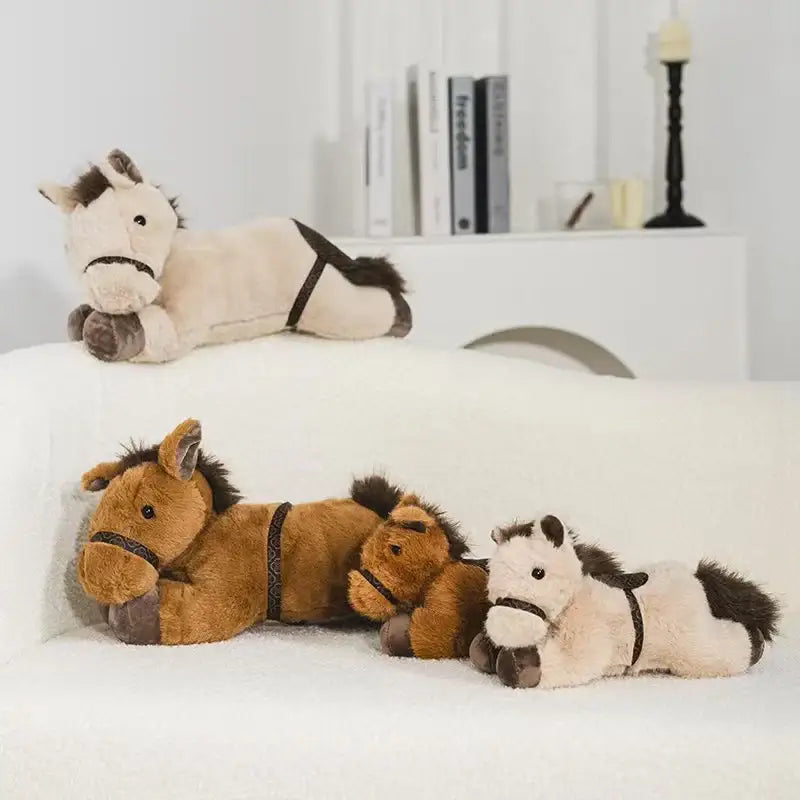 peluche cheval 50cm