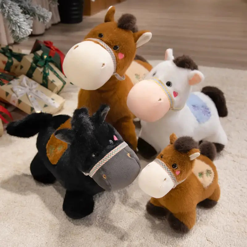 peluche cheval doux