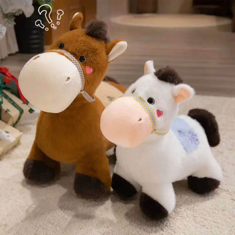 peluche cheval doux