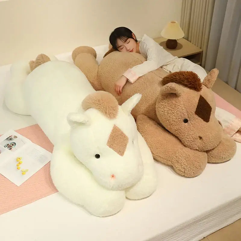 peluche cheval geant