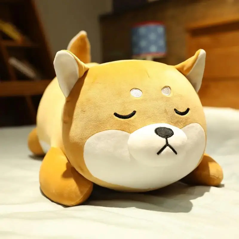 peluche chien corgi
