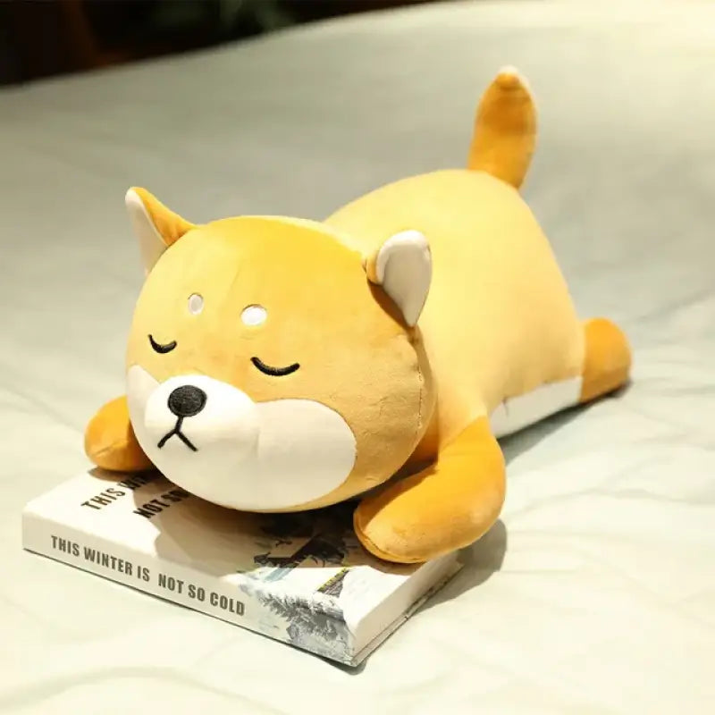 peluche chien corgi - Brun / 35cm