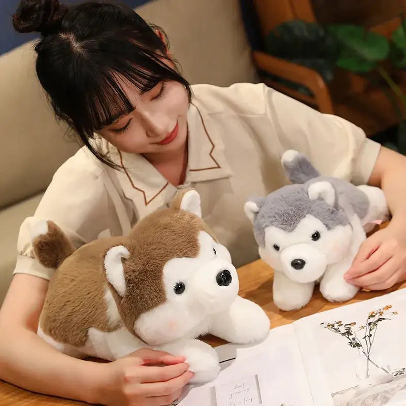 peluche chien husky