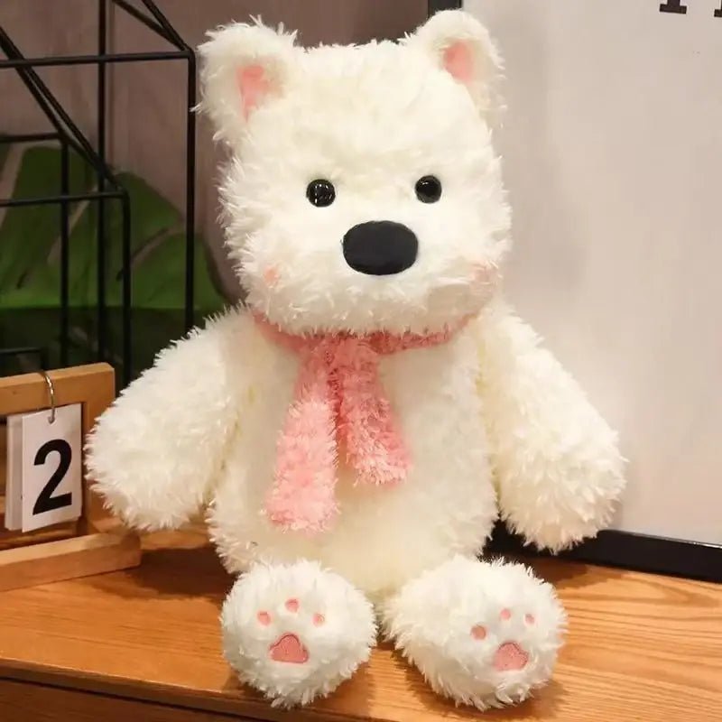 peluche chien rose - 50cm