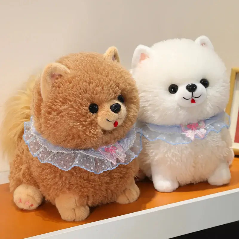 peluche chien spitz