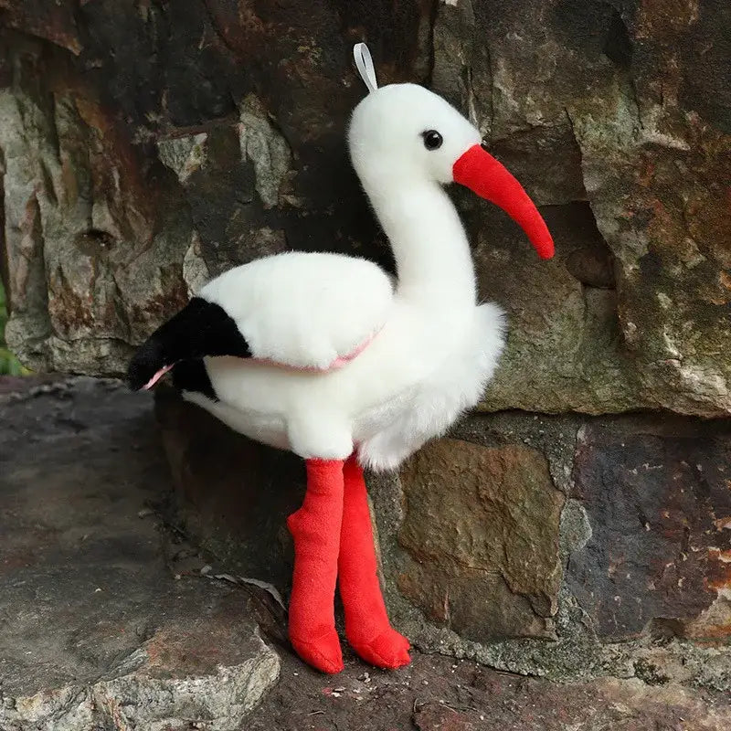 peluche cigogne - 25cm