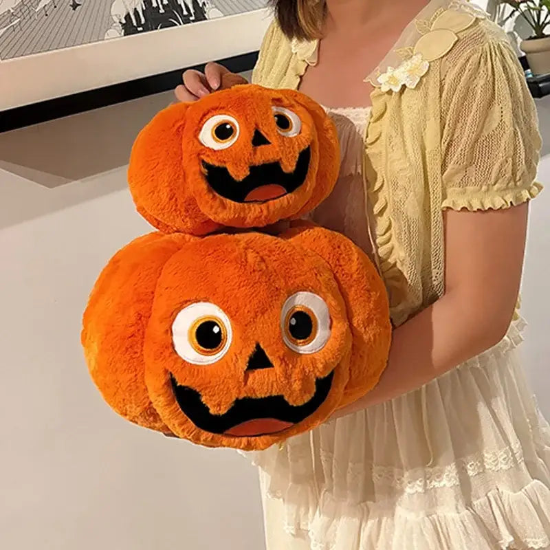 peluche citrouille halloween - 25cm