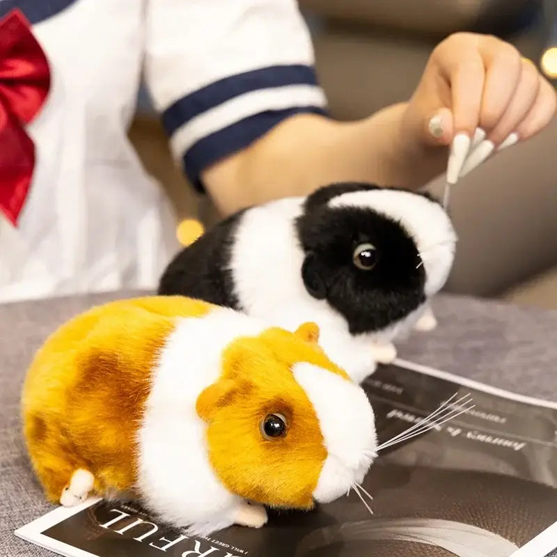 peluche cochon d’inde realiste