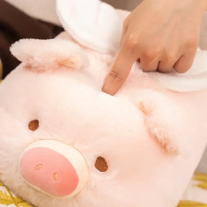 peluche cochon rose