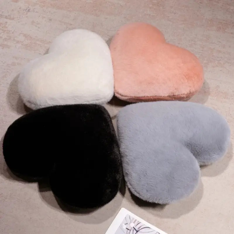 coeur en peluche