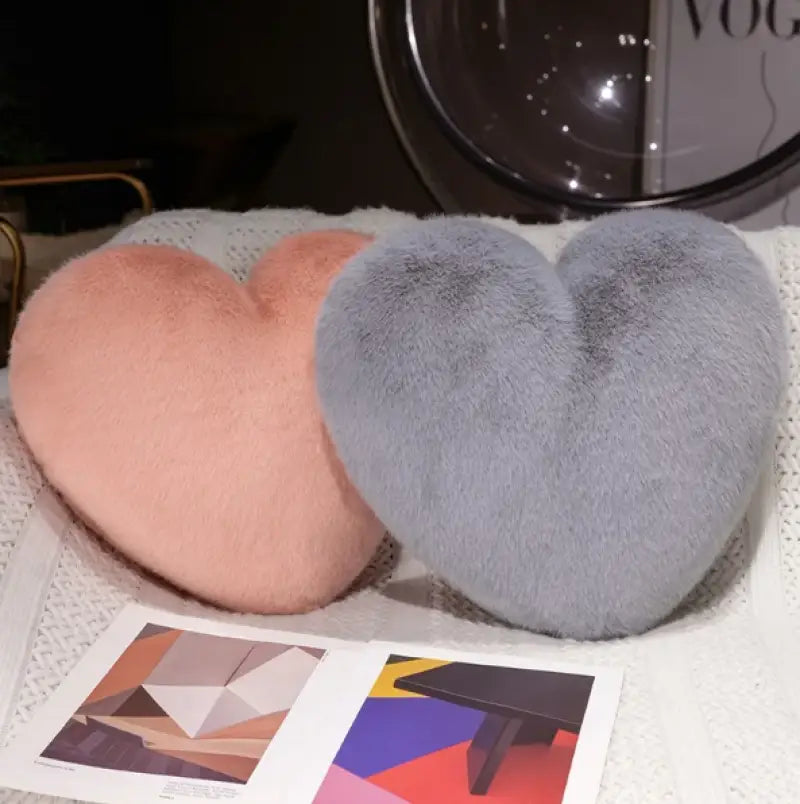 coeur en peluche