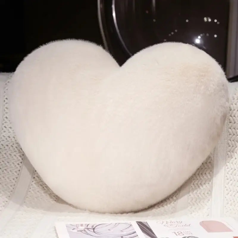 coeur en peluche