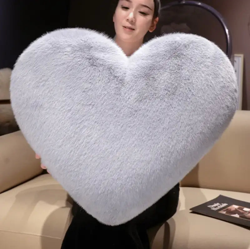 coeur en peluche