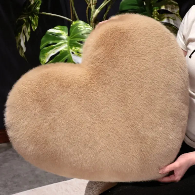 coeur en peluche