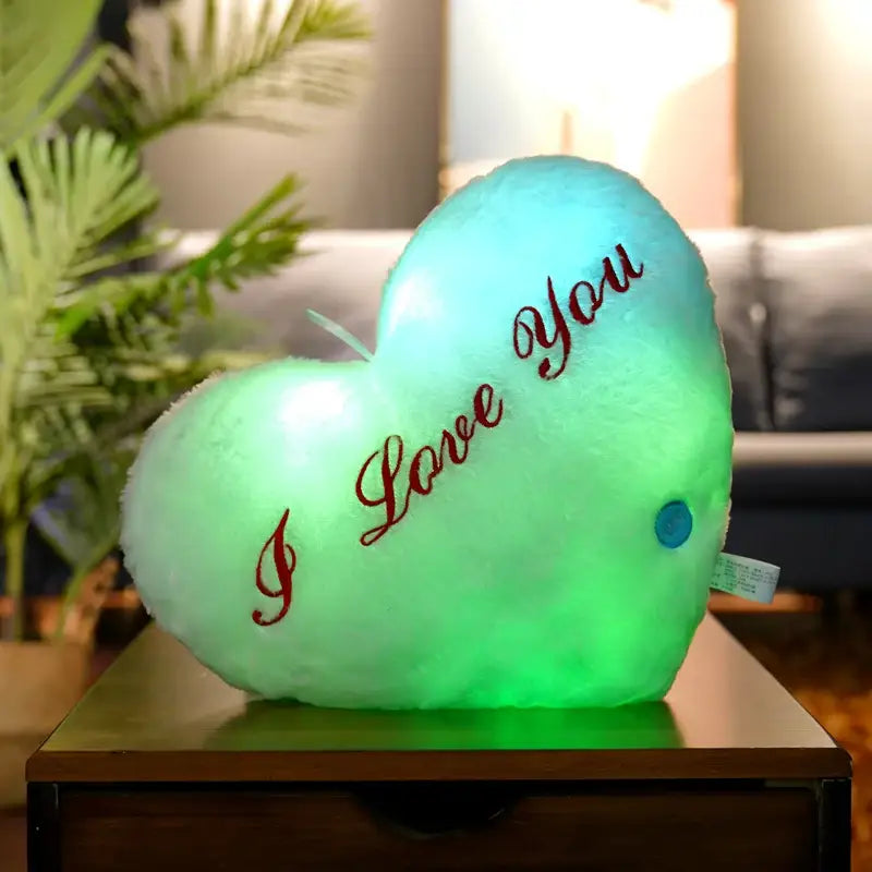 peluche coeur je t’aime - Blanc