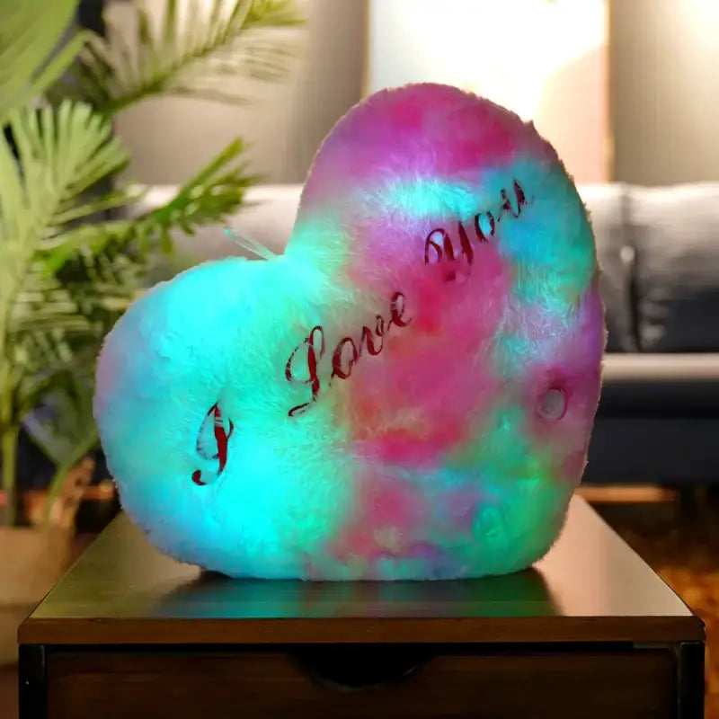 peluche coeur je t’aime - Multicouleur