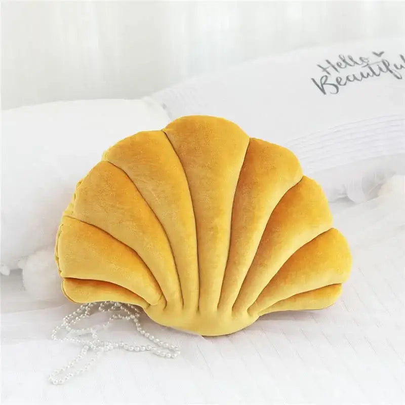 peluche coquillage - Jaune / 34cmx25cm