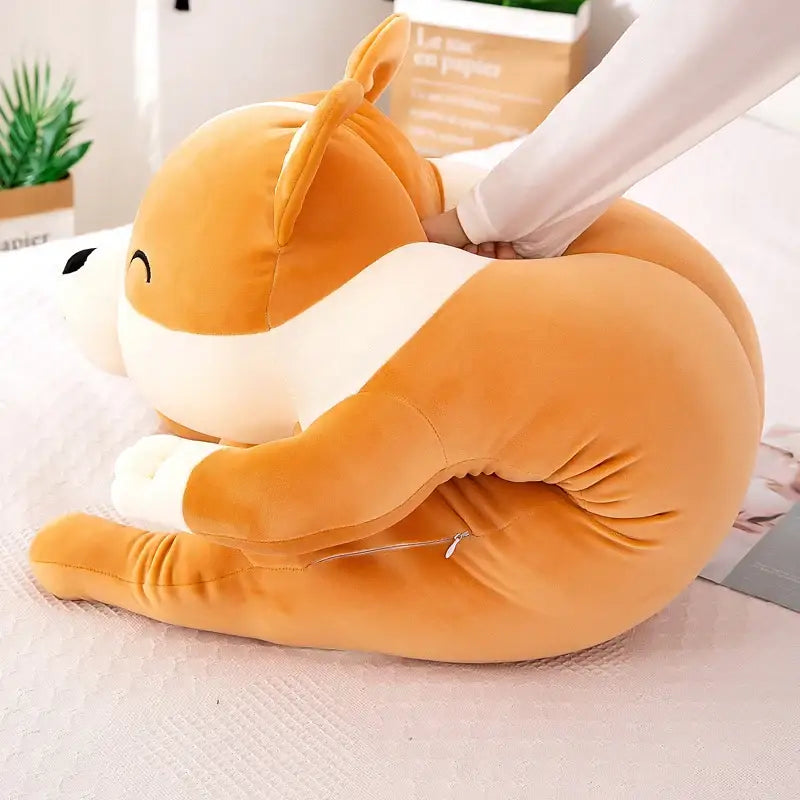 peluche corgi geante