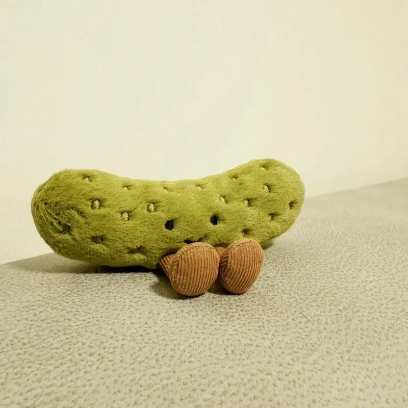 peluche cornichon - 15cm