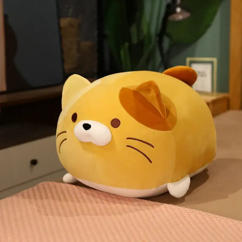 peluche coussin chat - Brun / 35cm