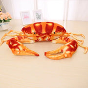 peluche crabe rouge