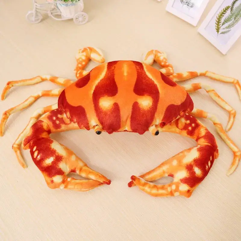 peluche crabe rouge