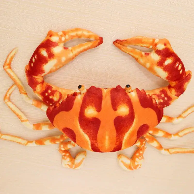 peluche crabe rouge