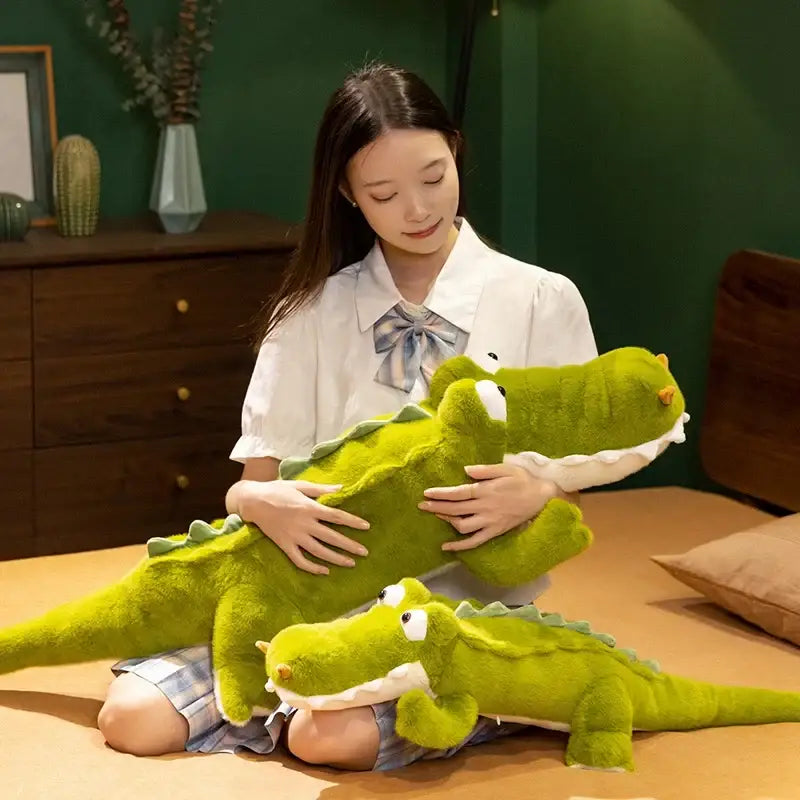peluche crocodile géante