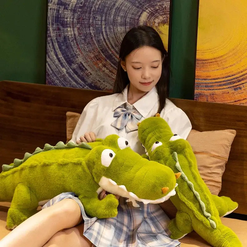 peluche crocodile géante